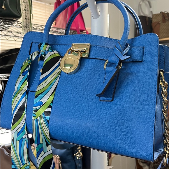 Handbags - MK blue Hamilton